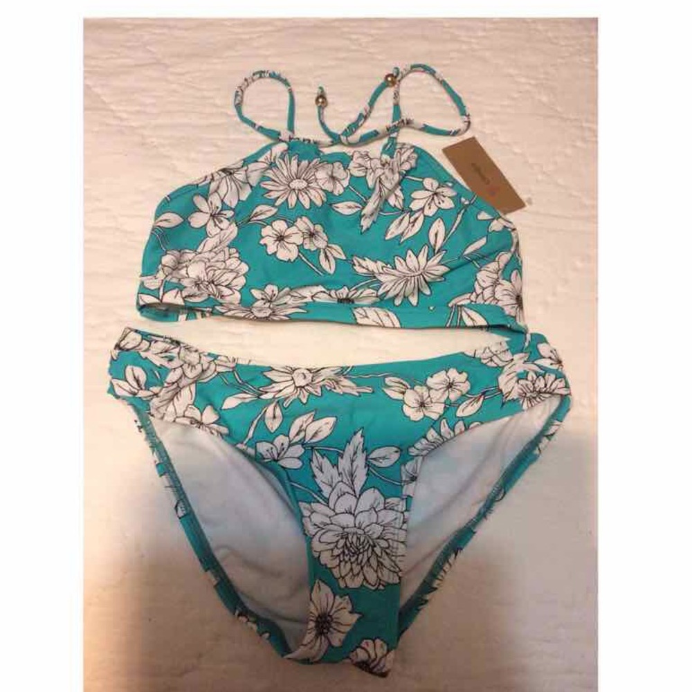 New~ Cremieux Blue Bikini Size S